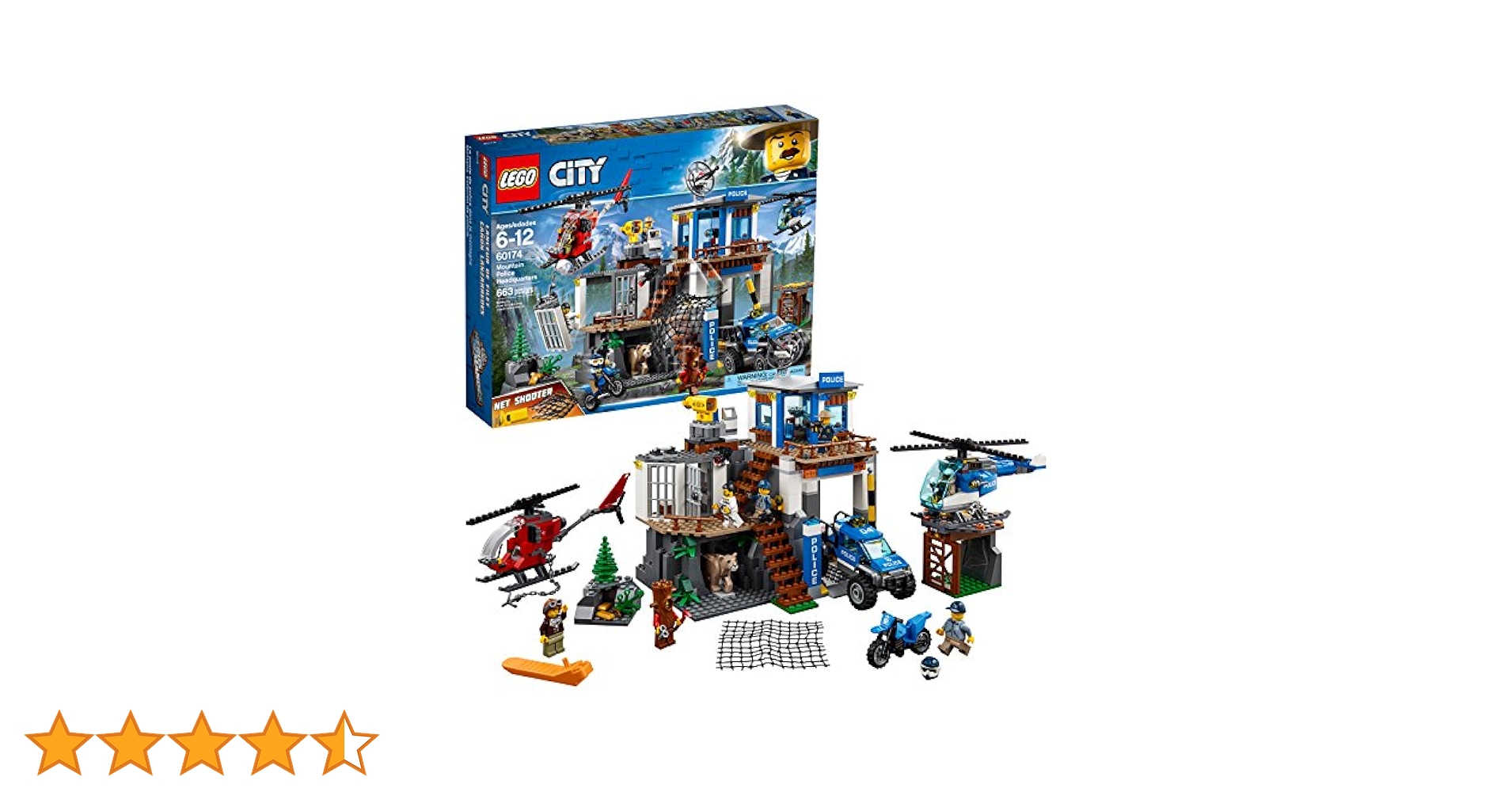 Amazon.co.jp: LEGO City Police Mountain Police Headquarters